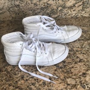 white high top vans